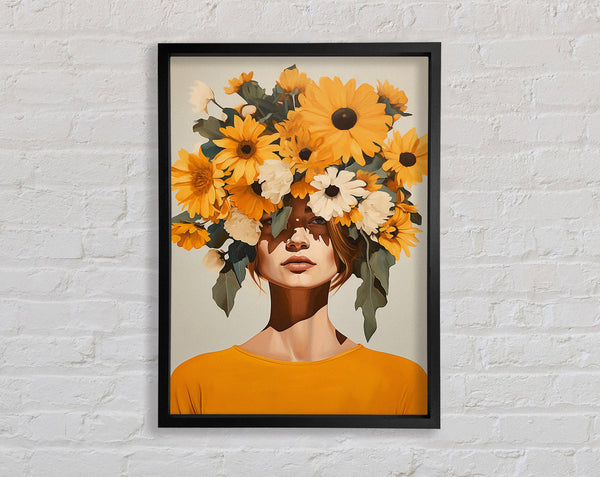 Sunflower Head Woman