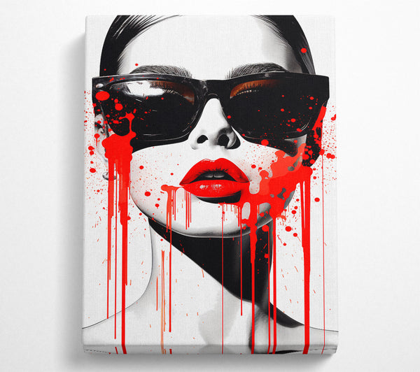 Sunglasses Fashion Red Splash