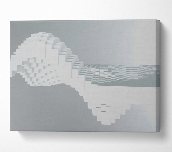 White Pixel Wave