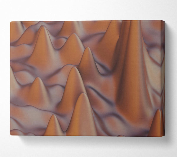 Copper Abstract Waves