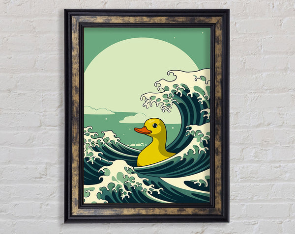 The Great Wave Rubber Duck