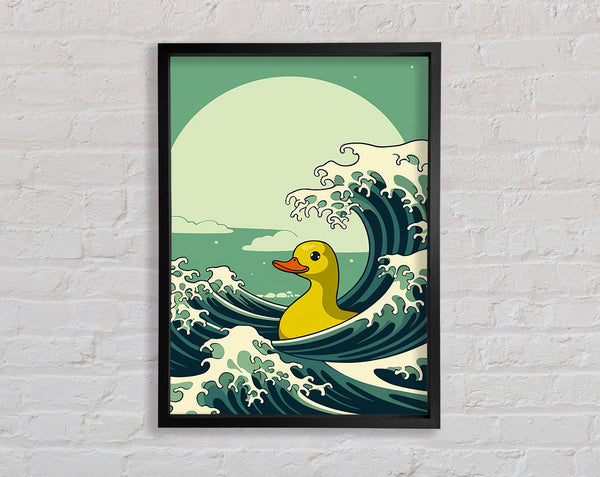 The Great Wave Rubber Duck