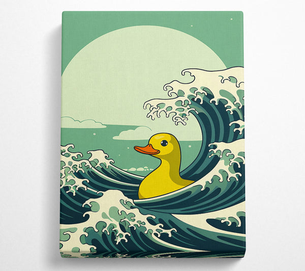 The Great Wave Rubber Duck