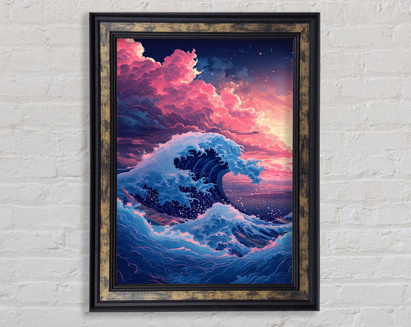 The Great Wave Sunset