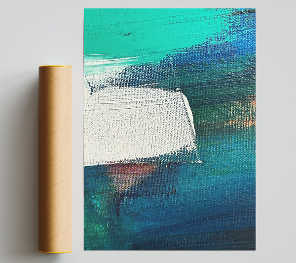 Teal And White Dreamscape