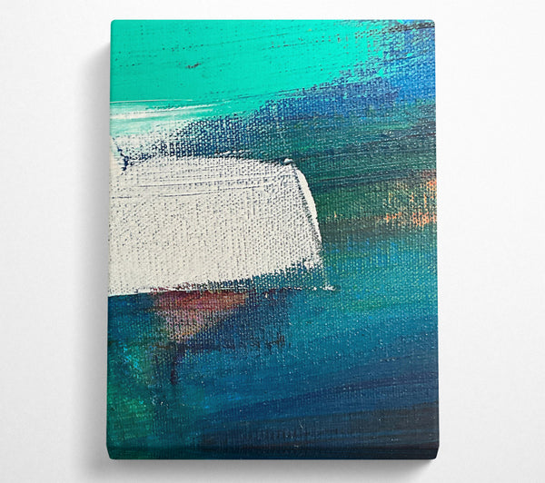 Teal And White Dreamscape