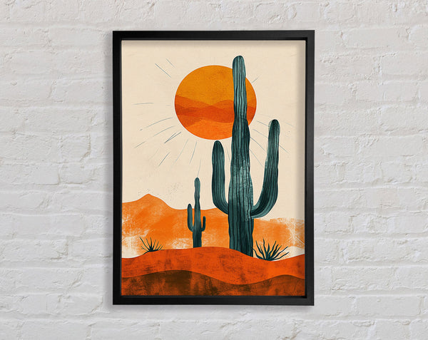 The Sun Cactus Desert