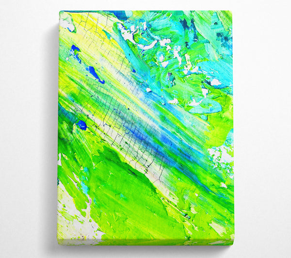 Lime Green Abstraction