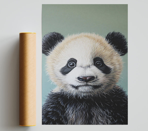 Green Panda Cub