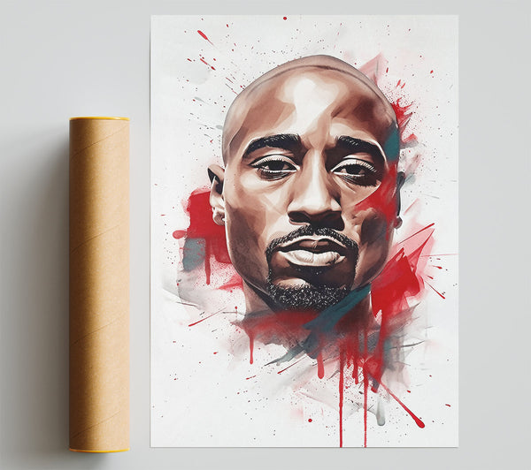 Tupac Brush Strokes