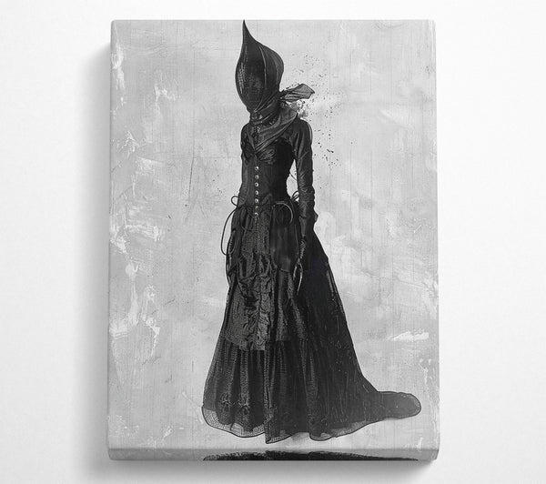 Black Veiled Figure