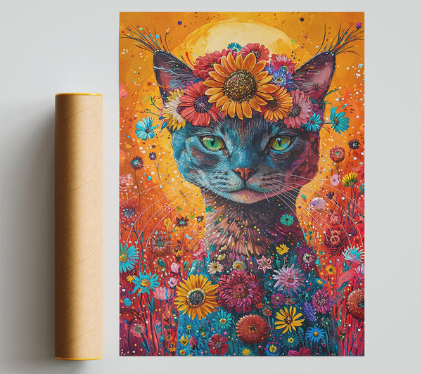 Golden Feline Bloom