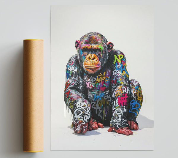 Black Graffiti Ape