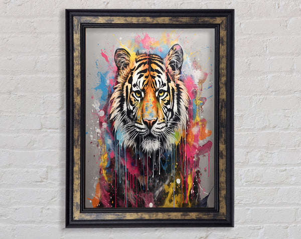 Urban Tiger Paint Splash