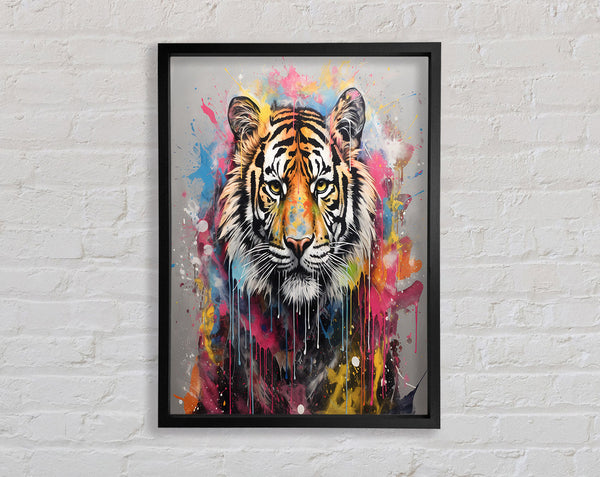 Urban Tiger Paint Splash