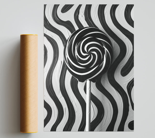 Black Swirling Delight