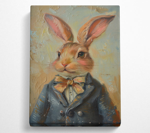 Gentlemanly Grey Bunny