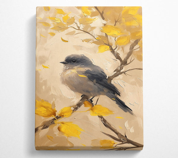 Yellow Bird In Autumn.