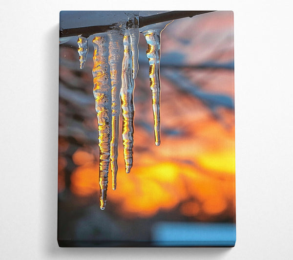 Orange Icicles Glow