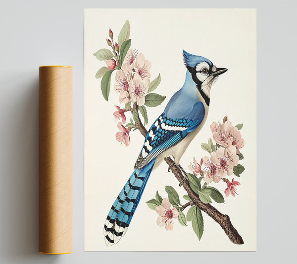 Blue Jay In Bloom