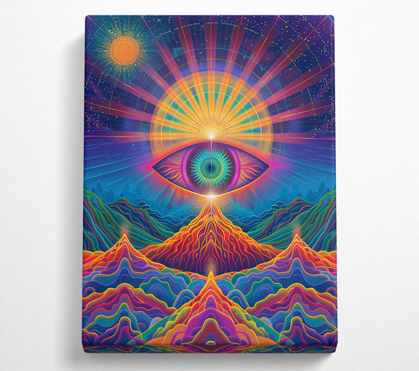 Orange Cosmic Eye