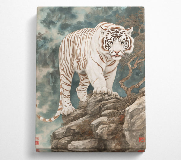 White Tiger On The Peak