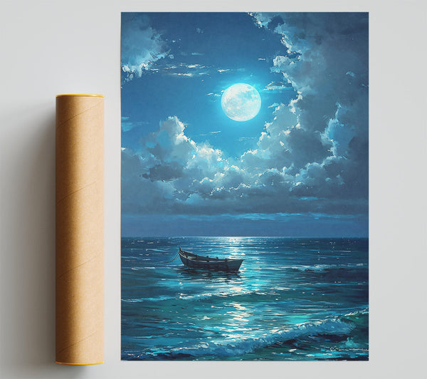 Azure Moonlight Boat