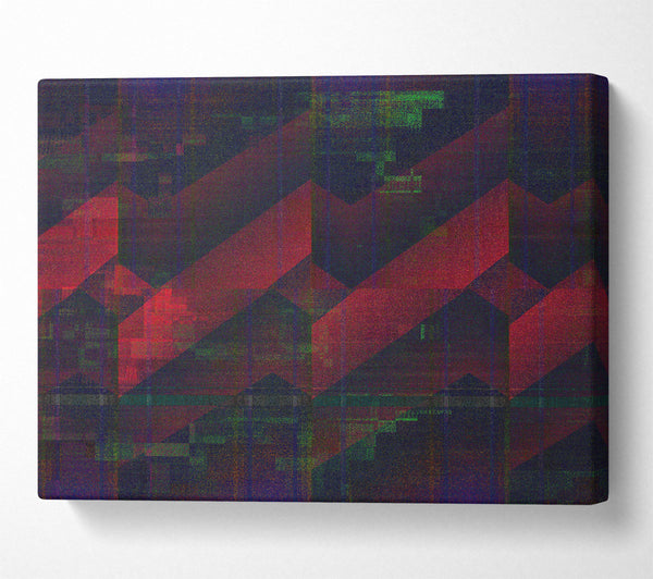 Crimson Glitch Pattern