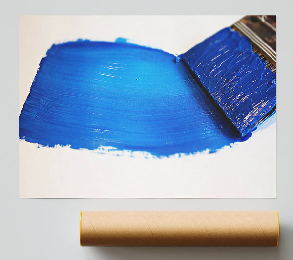 Cobalt Blue Strokes