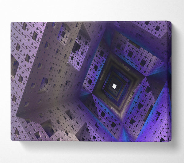 Purple Fractal Tunnel