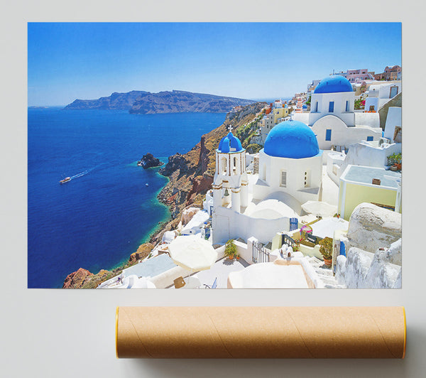 A Lovely View Of Greece