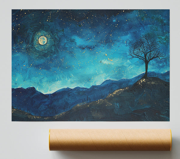 A Starry Night Sky Blues