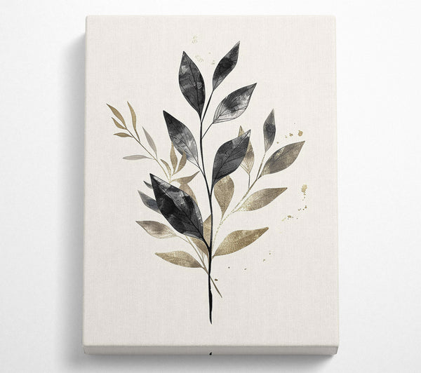 Black & Gold Sprig