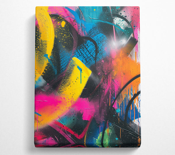 Abstract Graffiti Spray