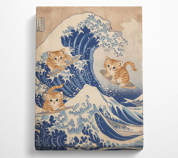 Blue Kitty Wave