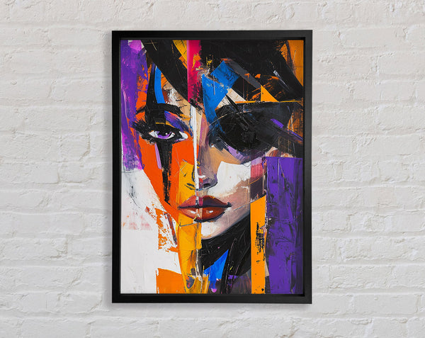 Abstract Purple Woman