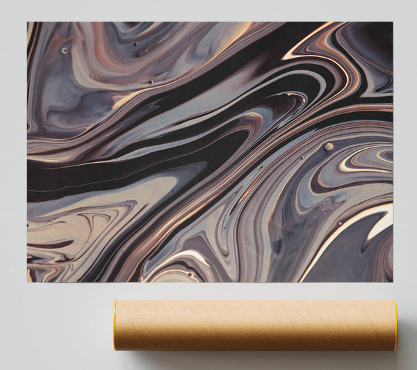 Chocolate Swirling Abstract