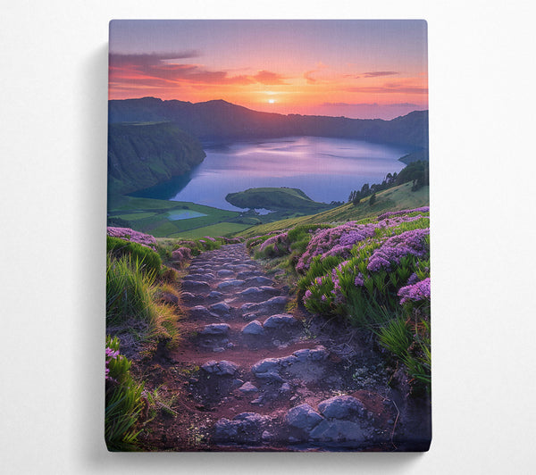 Purple Sunset Path