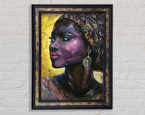 African Woman Paint