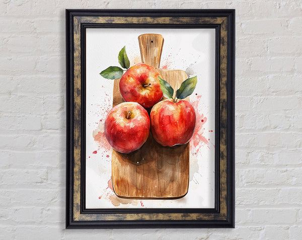 Apples On A Board