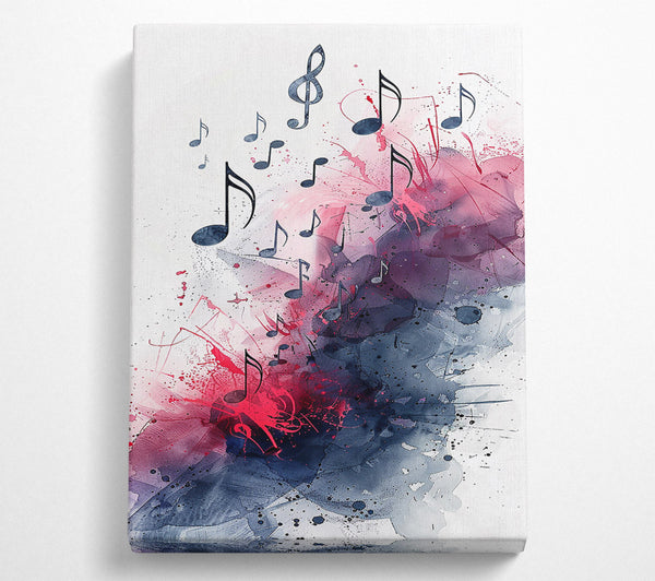 Crimson Music Notes