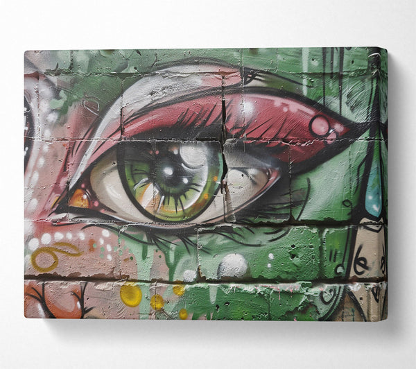 Green Eyed Urban Art