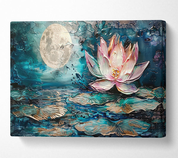 Teal Moon Lotus