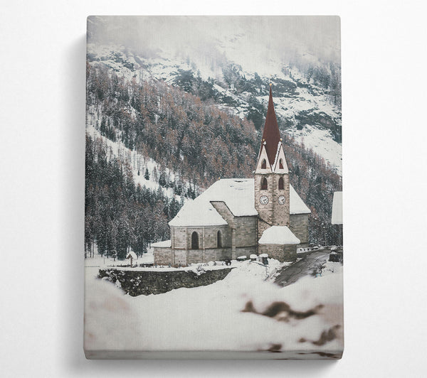 Stone Church In White