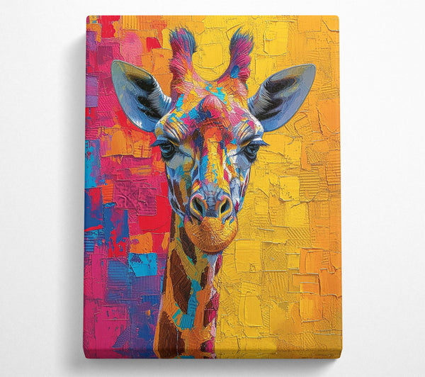 Beautiful Colourful Giraffe