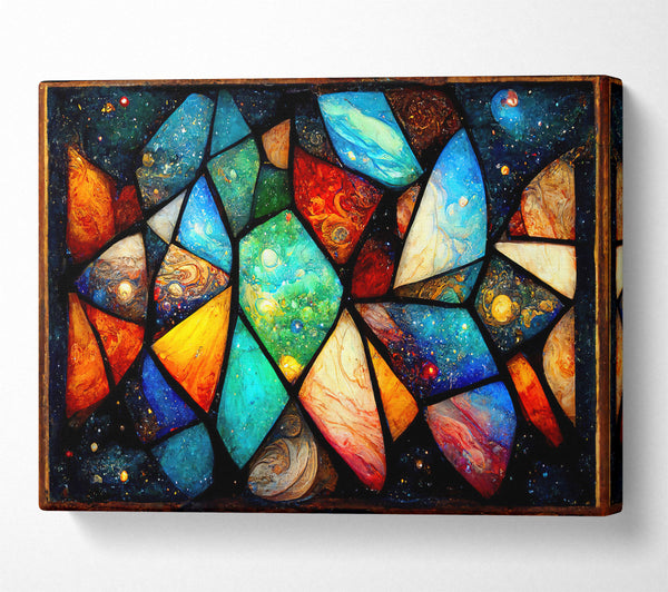 Cosmic Blue Mosaic