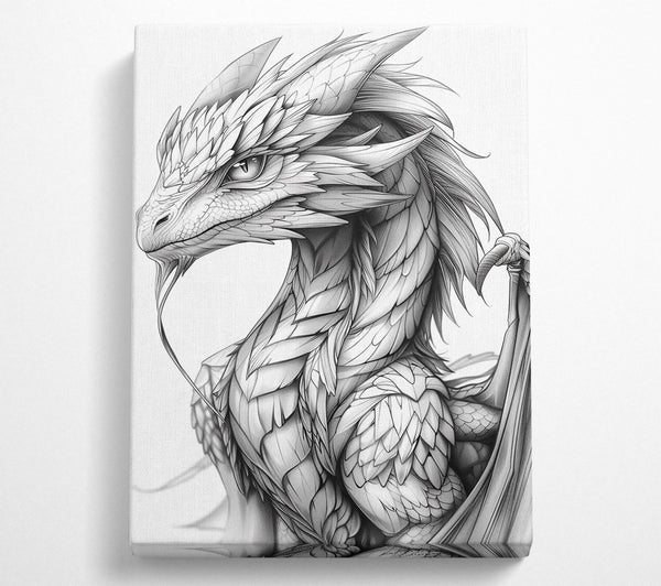 Silver Winged Dragon