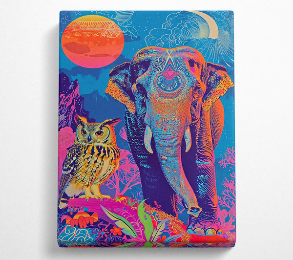 Neon Blue Elephant Dream