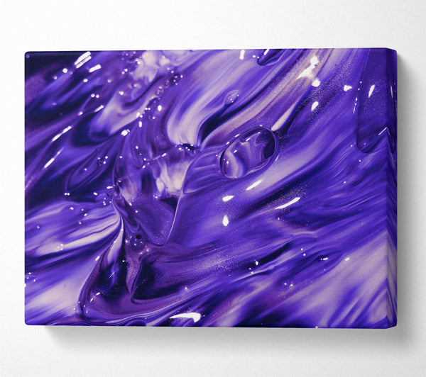 Purple Liquid Swirl