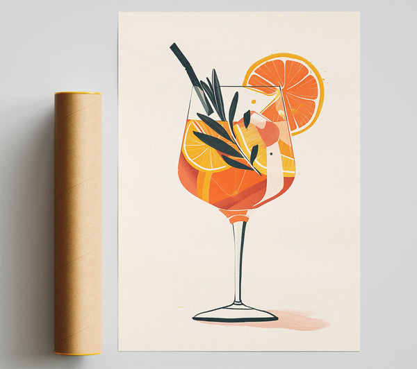 Orange Sunset Cocktail